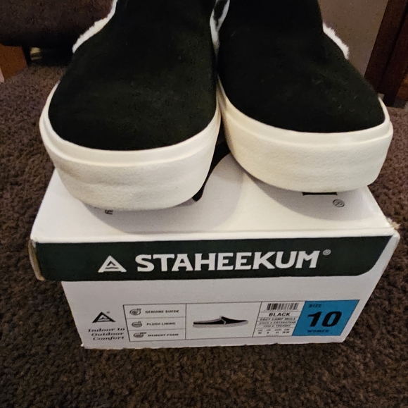 Staheekum Leather/Suede Women’s Cozy Camp Mule size 10 - Picture 4 of 8